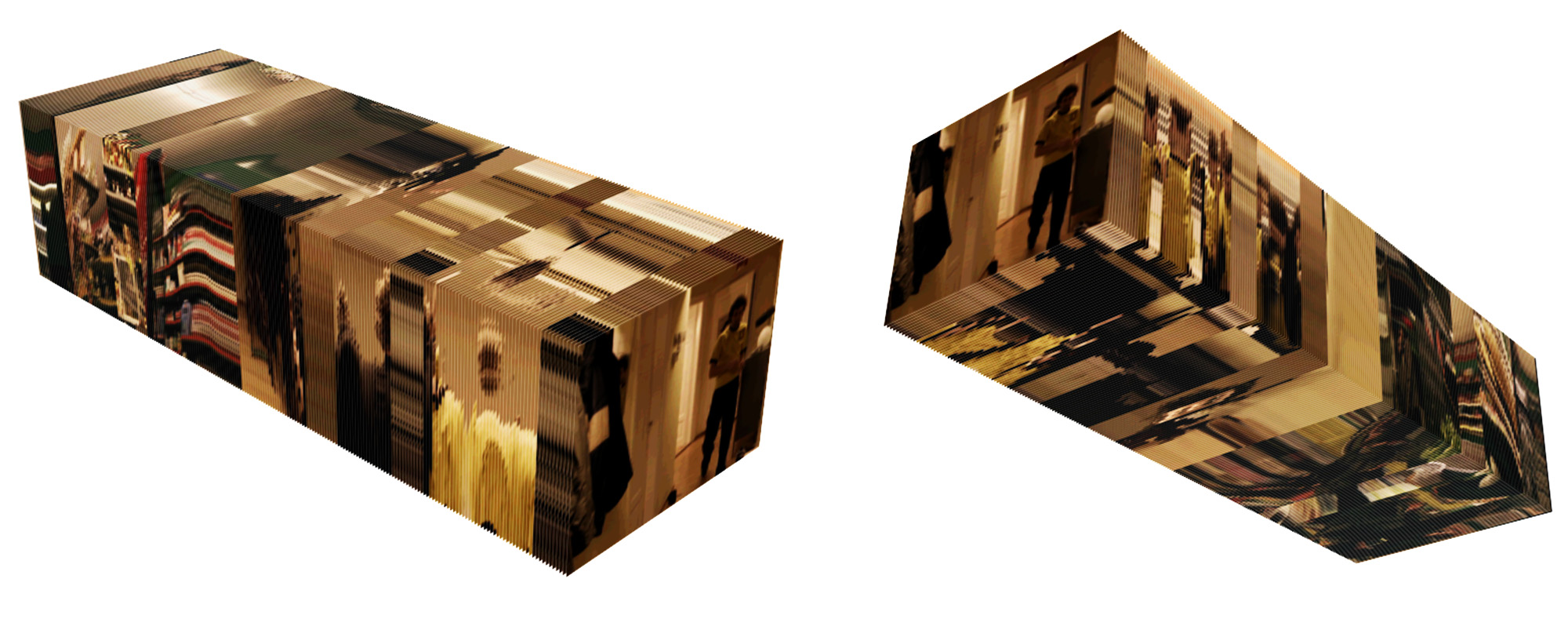 Different views of the film frame complex visualized in Recreating Movement